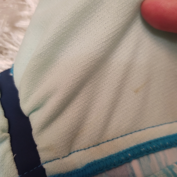 Nike blue white pattern tankini sz 12 - Picture 7 of 9